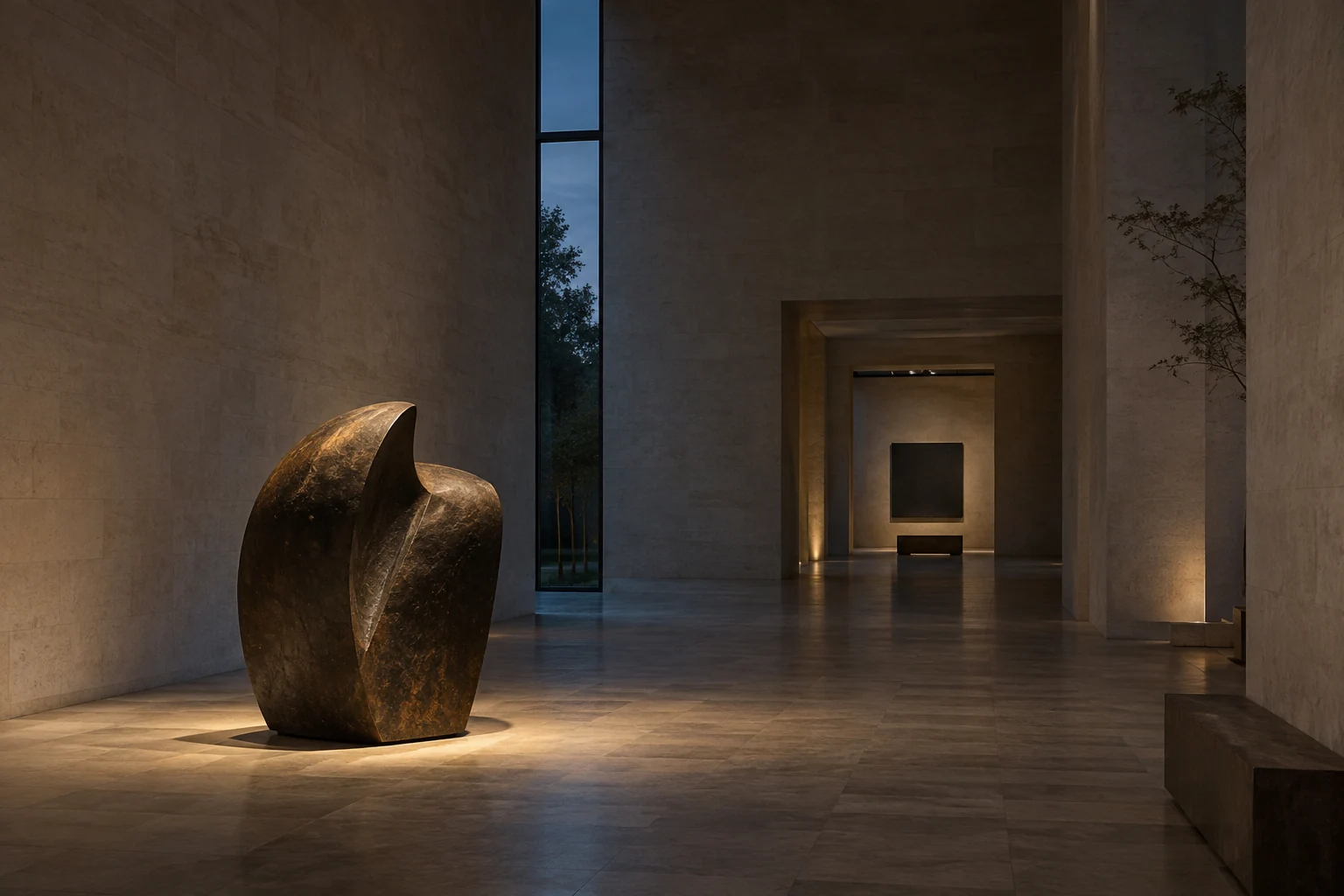 The Quiet Gallery — architectural lighting project